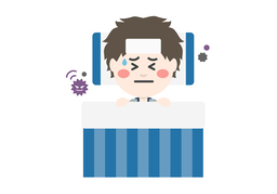 suffer fromのイラスト